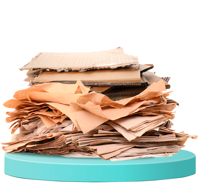 dona material de carton en desuso